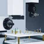 2 separate Z axes for optical and tactile measurements